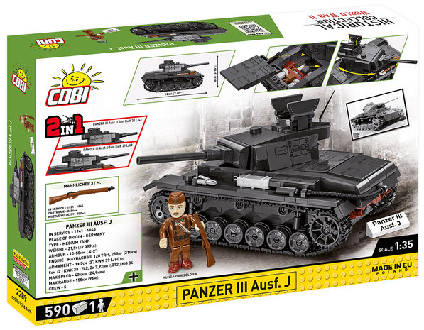 COBI 2289 Panzer III Ausf.J