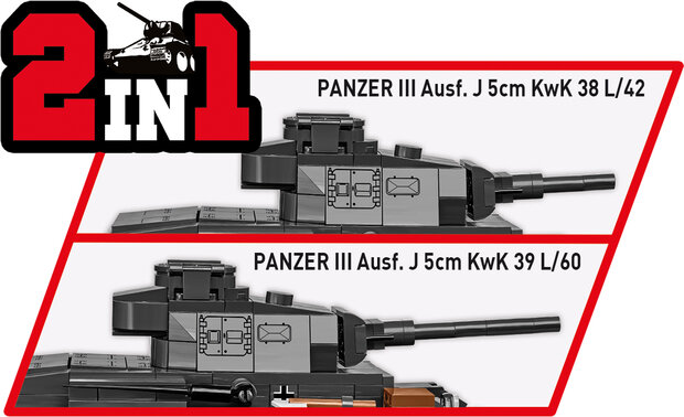 COBI 2289 Panzer III Ausf.J