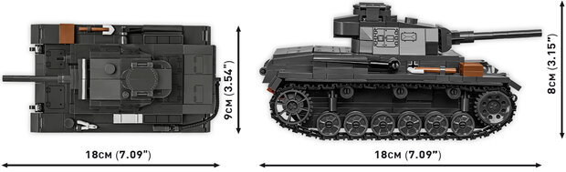 COBI 2289 Panzer III Ausf.J