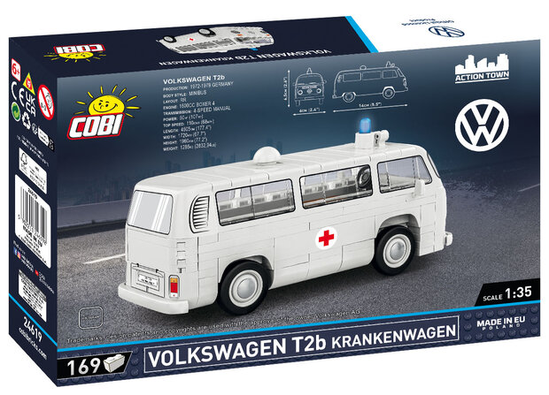 COBI 24619 VW T2B Ambulance