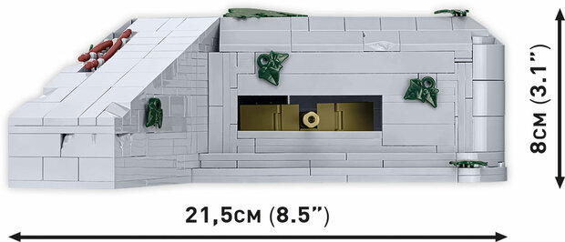 COBI 3136 German Bunker Regelbau 667