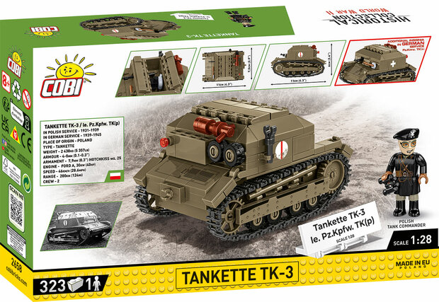 COBI  2658 Tankette TK-3 2in1