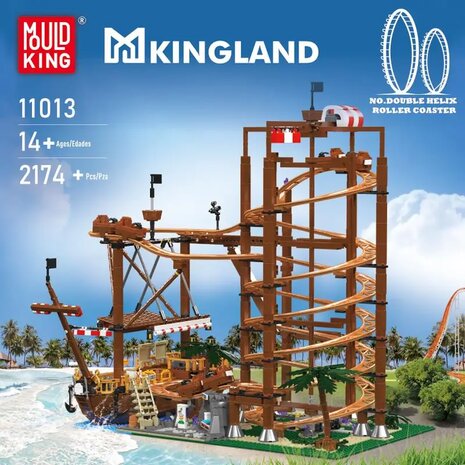 Mould King 11013 Double Helix Achtbaan