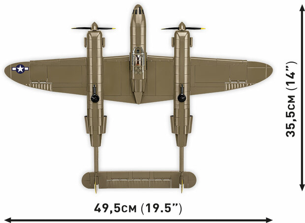COBI 5763 Lockheed P-38H Lightning