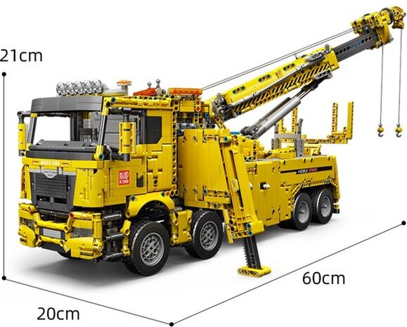 Mould King 17028 Bergingstruck Geel