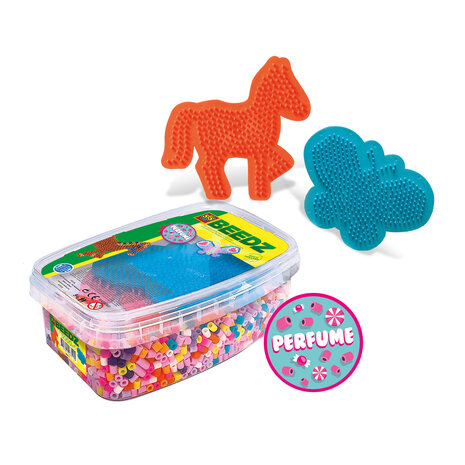 Mix strijkkralen parfum 5000 paard en vlinder