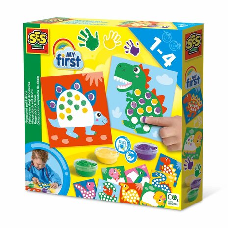 SES My first - Vingerafdruk verf dino&#039;s