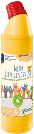 Mijn Lievelingsverf - 633 0658-2NL - geel- 900 gram - vingerverf - Feuchtmann
