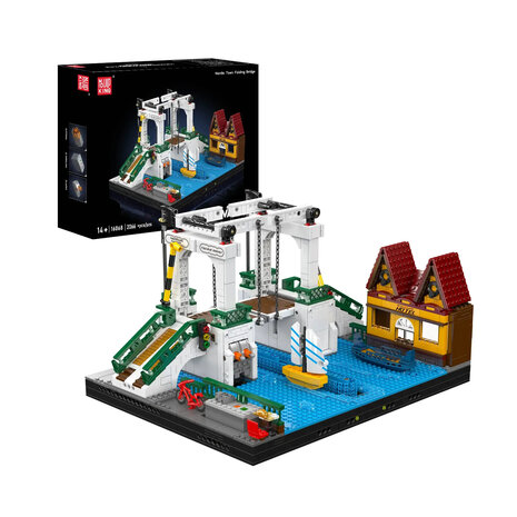 Mould King 16068 Nordic Town Brug