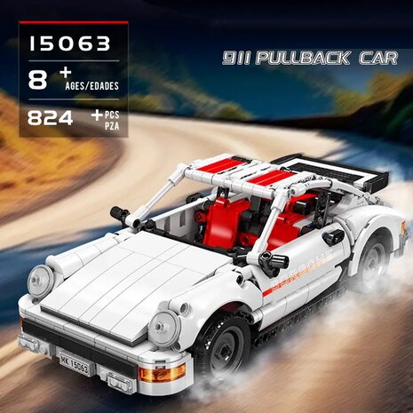 Mould King 15063 911 Pullback