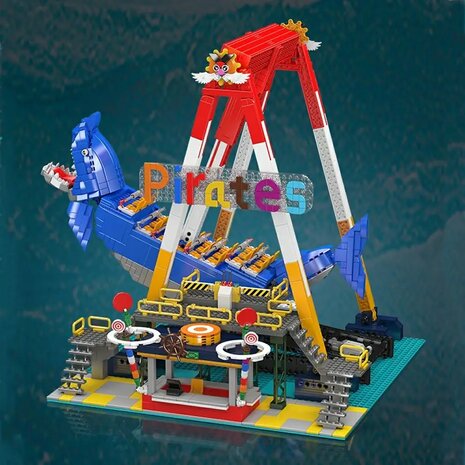 Mould King 11017 Pirate Ship Shark