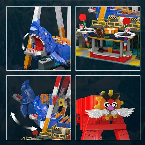 Mould King 11017 Pirate Ship Shark