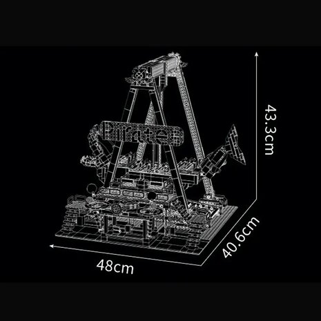 Mould King 11017 Pirate Ship Shark