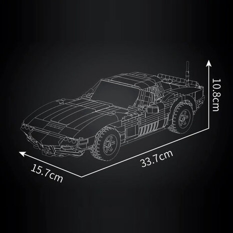 Mould King 10198 C3 Sports Car