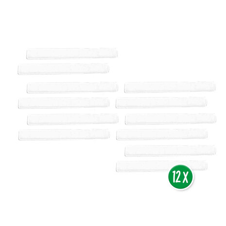 SES Creative - 00200 - Krijt wit 12 stuks - stofvrij - makkelijk uitwasbaar - schoolkrijt