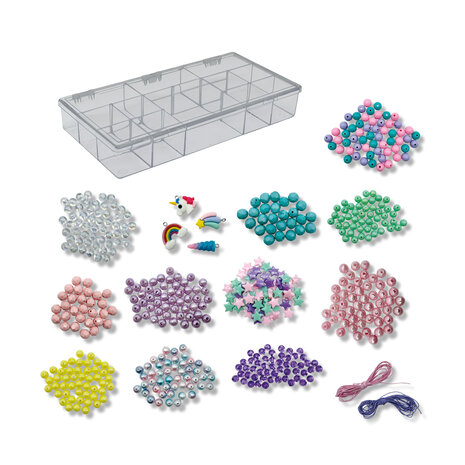  SES Creative - 14749 - Unicorn - Jewellery beads set