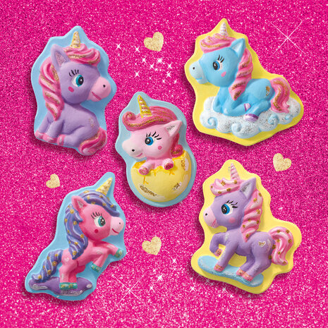  SES Creative - 14723 - Unicorn - Gieten en schilderen - Baby unicorns