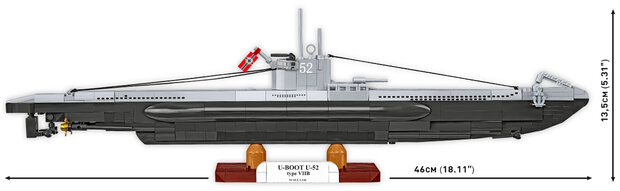 COBI 4852 U-Boat U52 VIIB