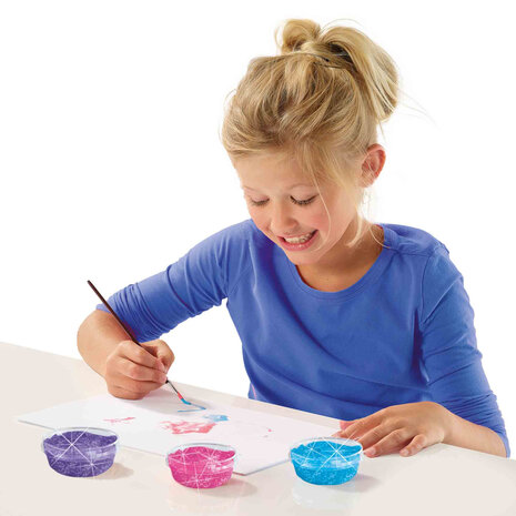 SES Creative - 00384 - Plakkaatverf Glitter (6x45ml)