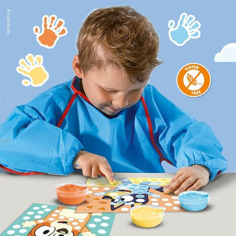 SES Creative - 14091 – Bluey – Vingerafdruk verf kunstwerk