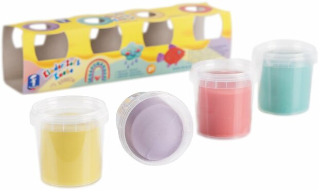 Feuchtmann 628 0519 - Kinder Soft klei 4x 150 gram - Regenboog