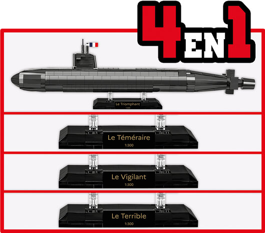 COBI 4859 Sous Marin SNLE