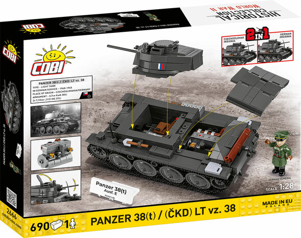 COBI 2666 Panzer 38(T)/(CKD) LT VZ