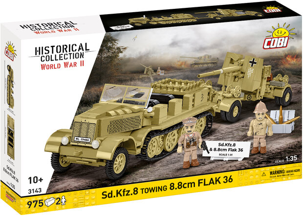 COBI 3143 Sd.Kfz 8.8cm FLAK 36