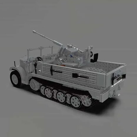Mould King 20048 Sd.Kfz.7 met  3.7cm Flak