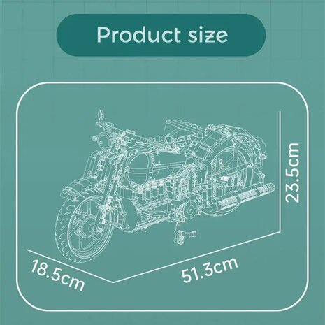 Mould king 23004 American Cruiser Bike