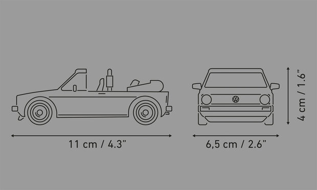 COBI 24660 VW GOLF Cabrio