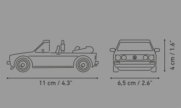 COBI 24661 VW GOLF GTI Cabrio