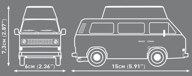 COBI 24638 VW T3 Camper Van