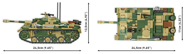 COBI 2676 STUG III Ausf952 KL.