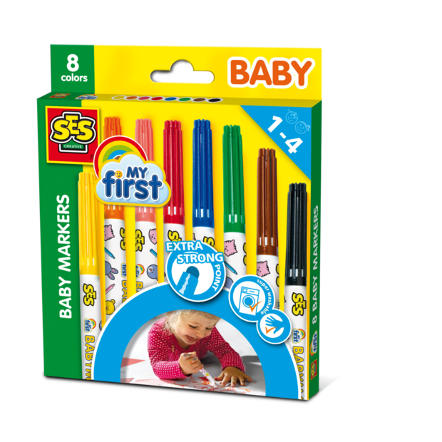 My first - Baby Markers 8 Farben