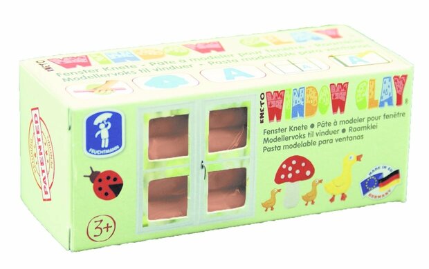 KNETO Windows Clay - bar 150 grams - brown