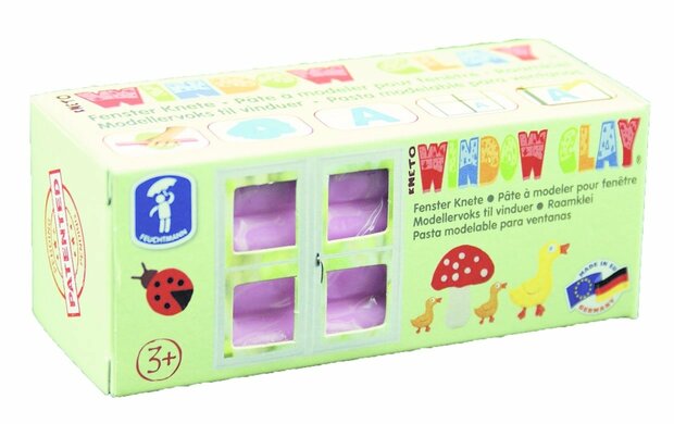 KNETO Windows Clay - bar 150 grams - pink