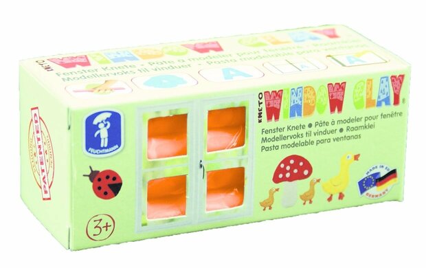 KNETO Windows Clay - bar 150 grams - orange