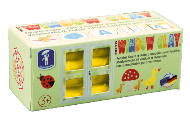 KNETO Windows Clay - bar 150 grams - yellow