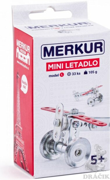 Merkur - Mini 51 plane - metal construction set - 33 parts
