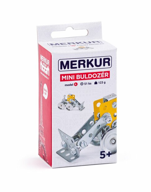Merkur - Mini 56 - Bulldozer - metal construction set - 51 parts