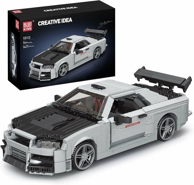 Mould King 10113 Skyline GTR R34