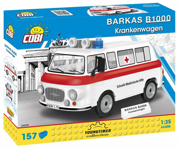 COBI 24595 - Barkas B1000 Krankenwagen