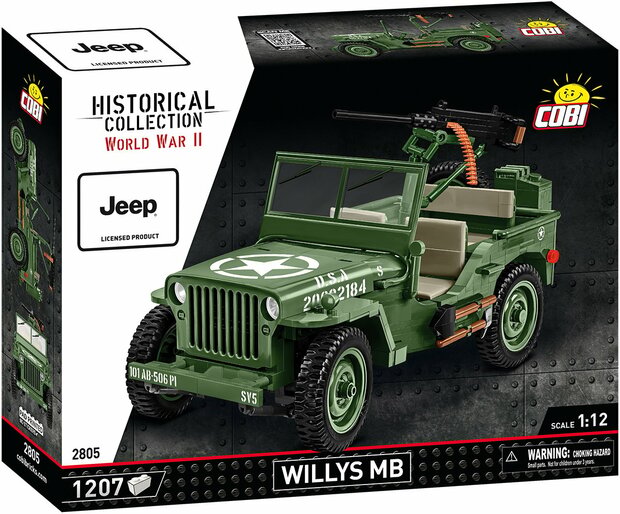 COBI 2805 Willys MB &amp; M2 Gun