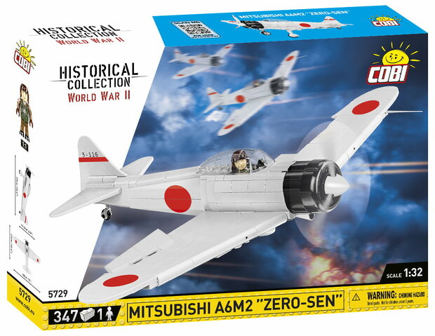 COBI  5729  - Mitsubishi A6M2 Zero-Sen