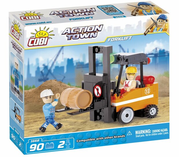 COBI - Action Town 1668 - Forklift2