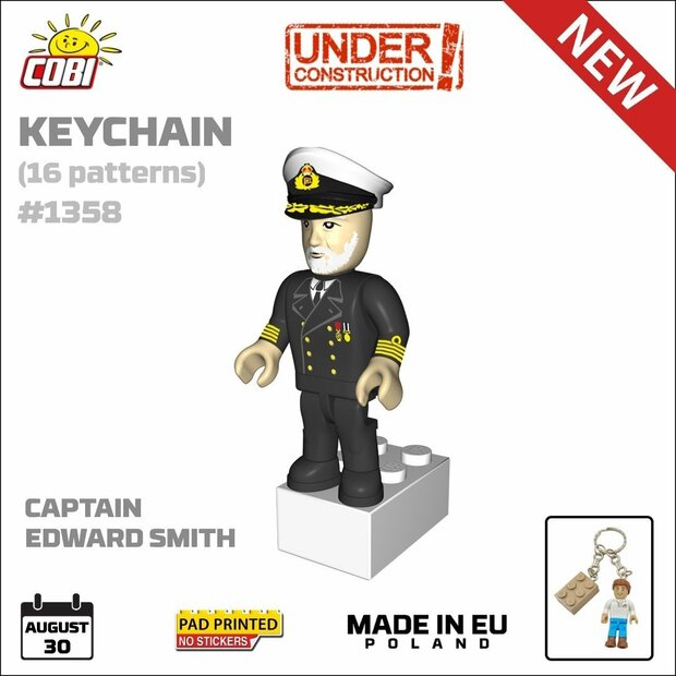 COBI 1358 Keychain Captain Edward Smith