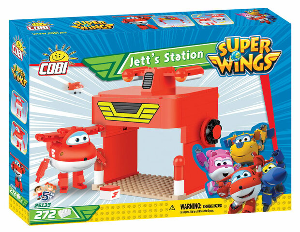 Cobi  25133  Super Wings Jetts Station