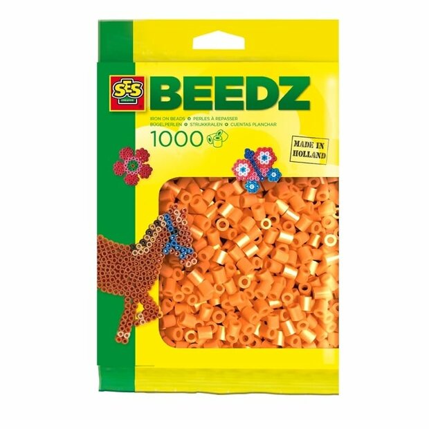 Beads 1000 pieces orange