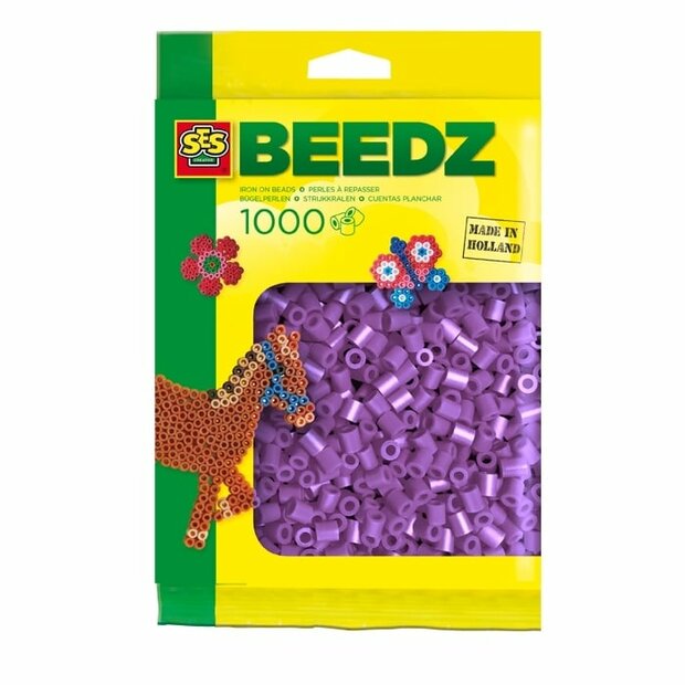 Beads 1000 pieces purple